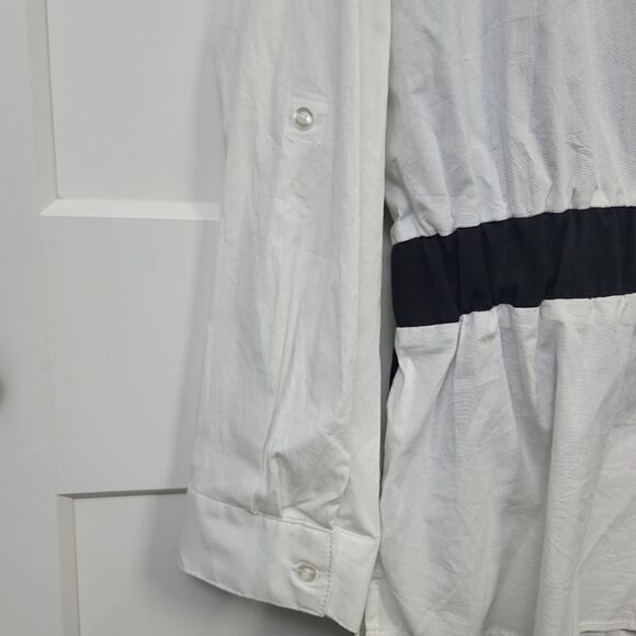 Ashley Stewart belted cargo corset blouse, 14 - Picture 10 of 13